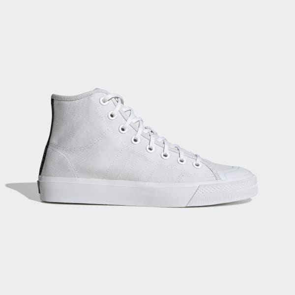 adidas Nizza Hi Shoes - White | Free Delivery | adidas UK