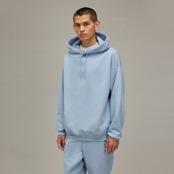adidas Y-3 Brushed Terry Hoodie - Blue | adidas Thailand