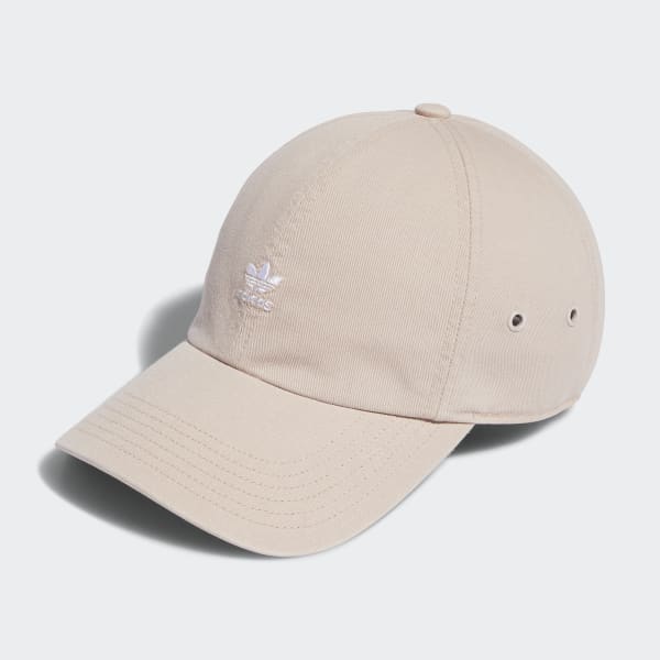 Beige Relaxed Mini Logo Hat