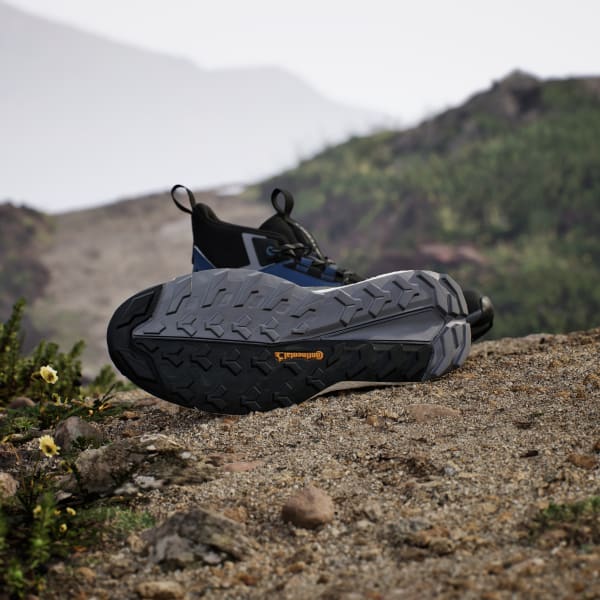 Azul Tênis Trilha Terrex Free Hiker 2.0 Gore-Tex