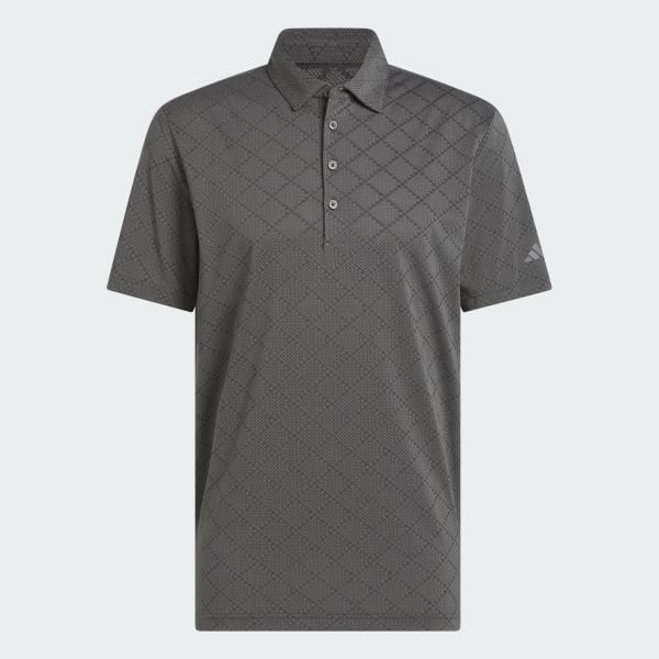 Xam Áo Polo Jacquard Ultimate365 Hoạ Tiết Răng Sói