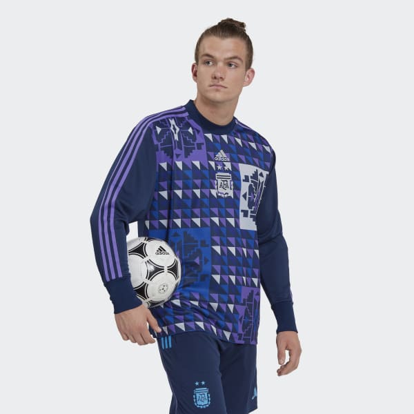 Azul Camiseta de Arquero Argentina Icon