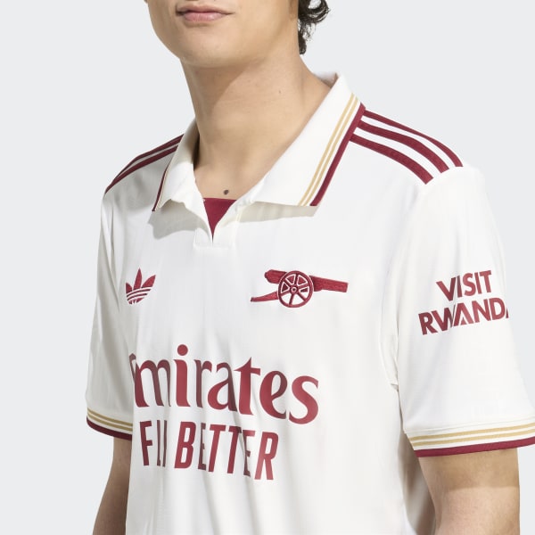 adidas Arsenal 25/26 Third Jersey - White | Free Shipping