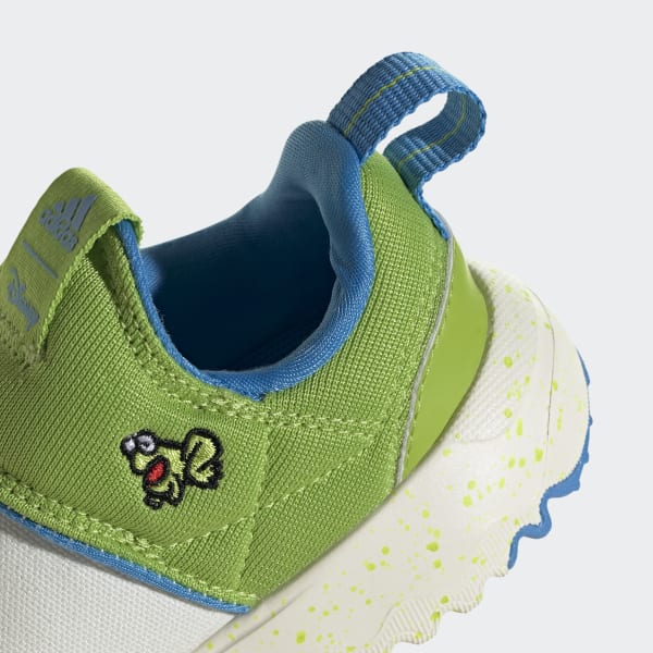 White adidas x Disney Suru365 Muppets Kermit Slip-On Shoes