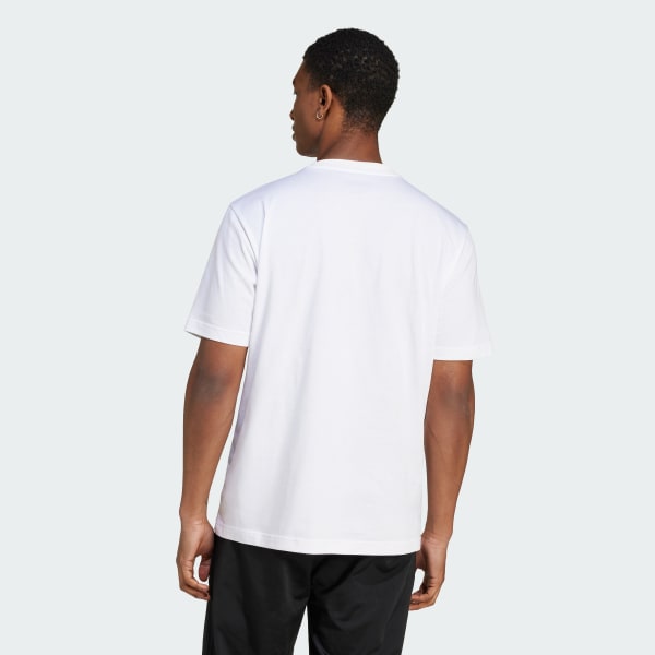 สีขาว เสื้อยืดพิมพ์ลาย Camo Badge of Sport