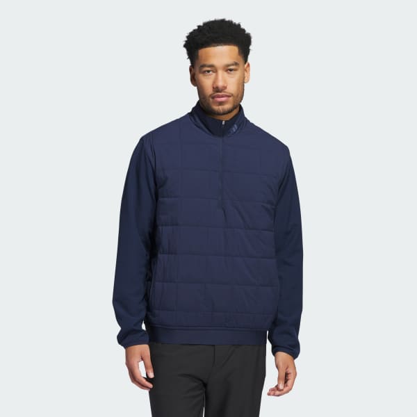 Blue Ultimate365 Quilted Dwr Half Zip Pullover