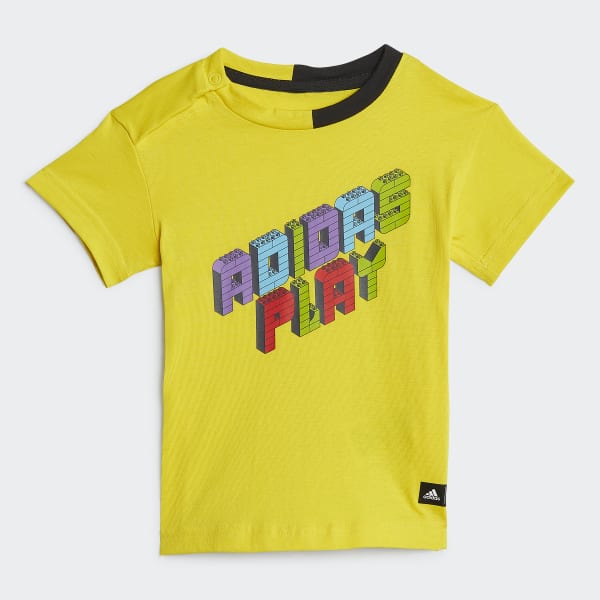 Amarillo Conjunto de Playera y Pants adidas x Classic LEGO®