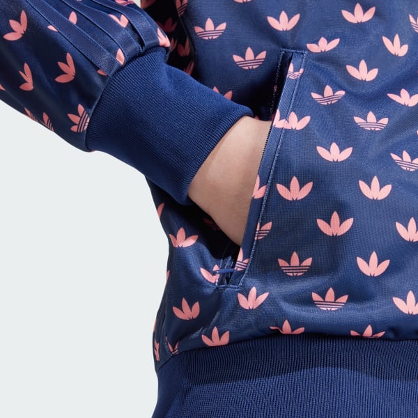 Veste de survêtement monogramme Firebird Bleu adidas adidas France