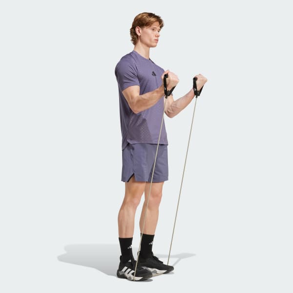 Purple Designed for Training Workout Shorts