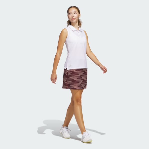Burgundy Ultimate365 Printed Skort