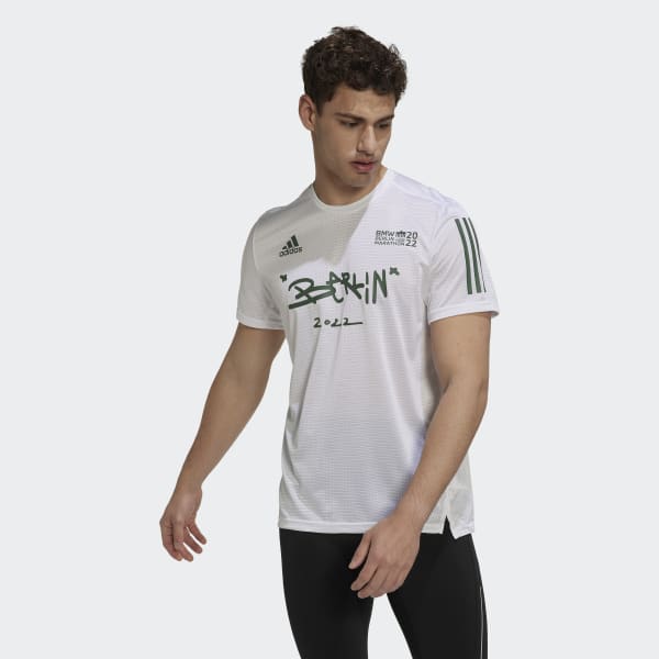 Branco T-shirt da Maratona de Berlim 2022 EBT39