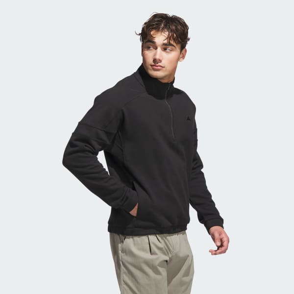 Black Go-to Heritage Loose Quarter-Zip