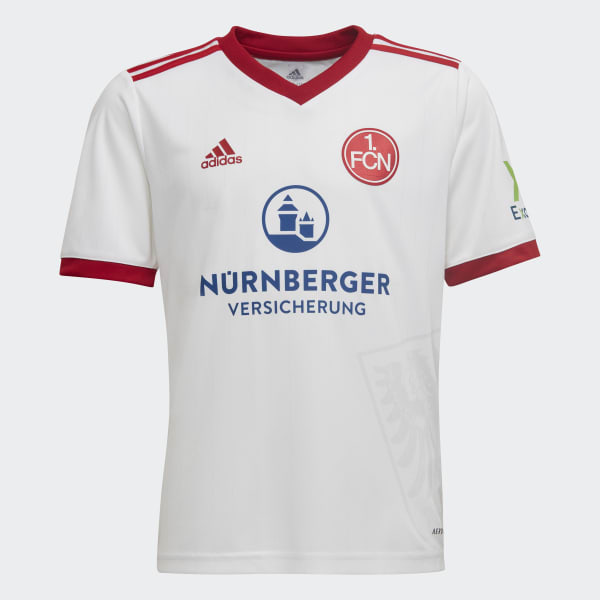 White FC Nürnberg 21/22 Away Jersey HNP40