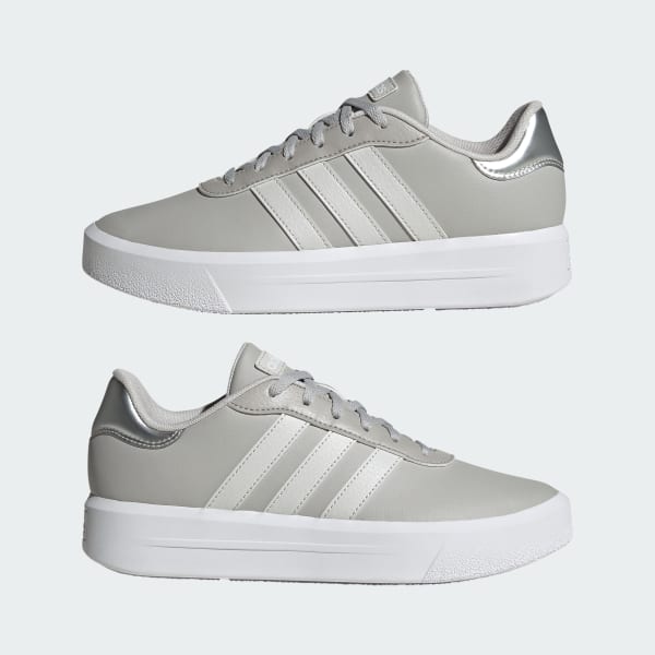 Grey adidas hot sale womens tennis shoes