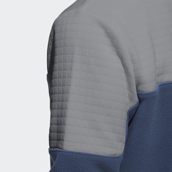 Grey DWR Colorblock 1/4-Zip Pullover VK162