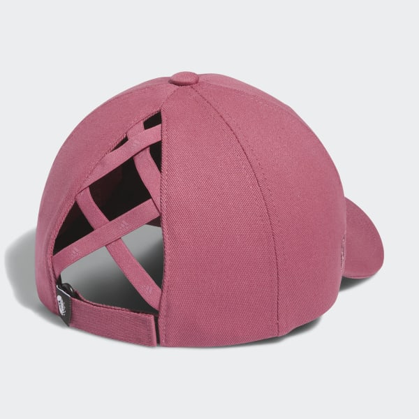 Pink Criscross Golf Hat