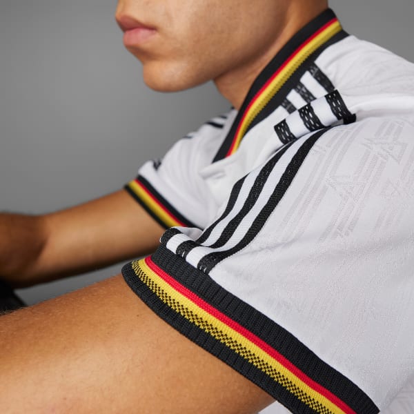 White Germany 1996 Home Jersey