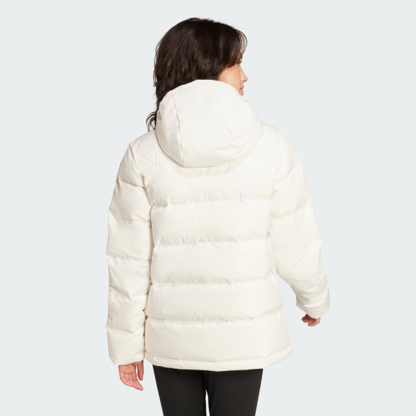 adidas Helionic Hooded Down Jacket White Free Shipping with adiClub adidas US
