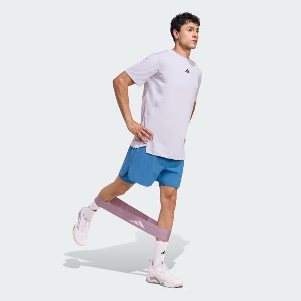 Azul SHORTS D4T WORKOUT 2 EN 1