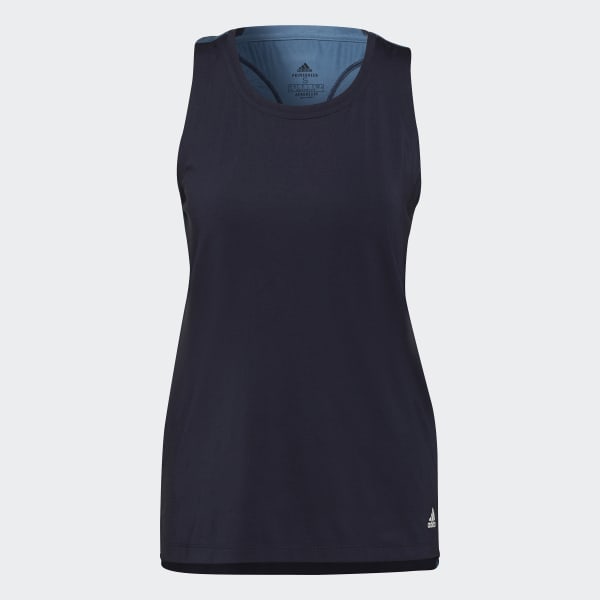 Azul Playera Deportiva Sin Mangas AEROREADY Designed 2 Move 28842