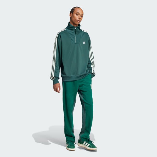 Verde Pantalón Deportivo Estampado