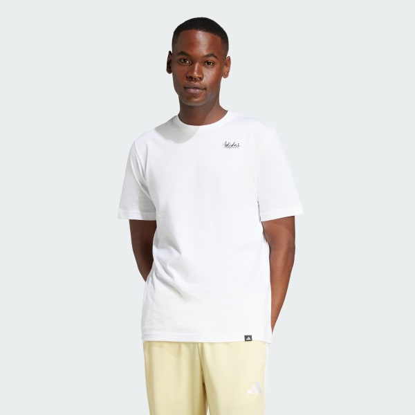 adidas Lounge Still Life Bowl Graphic Tee - White | adidas