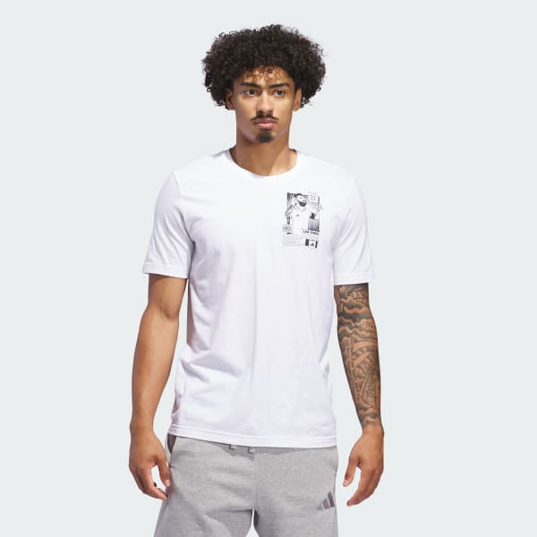 Blanco Playera Messi Icon Estampada
