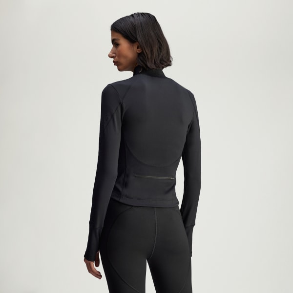 zwart adidas By Stella McCartney Training Midlayer