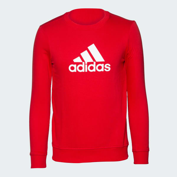 adidas Crewneck Full Sleeve Sweatshirt Red adidas India