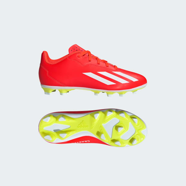 Rojo Calzado de fútbol X Crazyfast Club Multiterreno