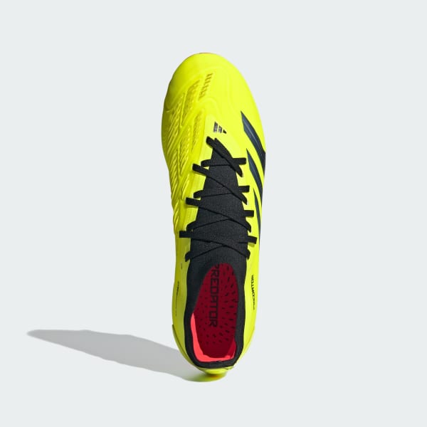 Amarillo Bota de fútbol Predator 24 Pro césped natural seco
