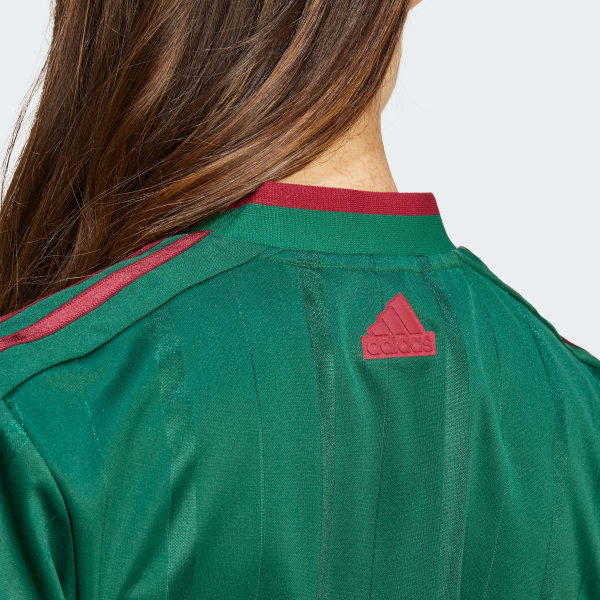トップス adidas Originals soccer ls crop adidas Adicolor Soccer Jacquard Crop Long-Sleeve Top - Black