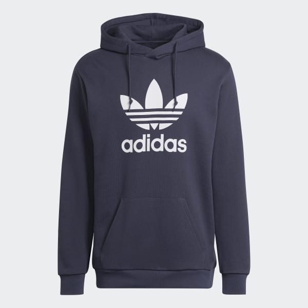 adidas Adicolor Classics Trefoil Hoodie - Blue | adidas Canada