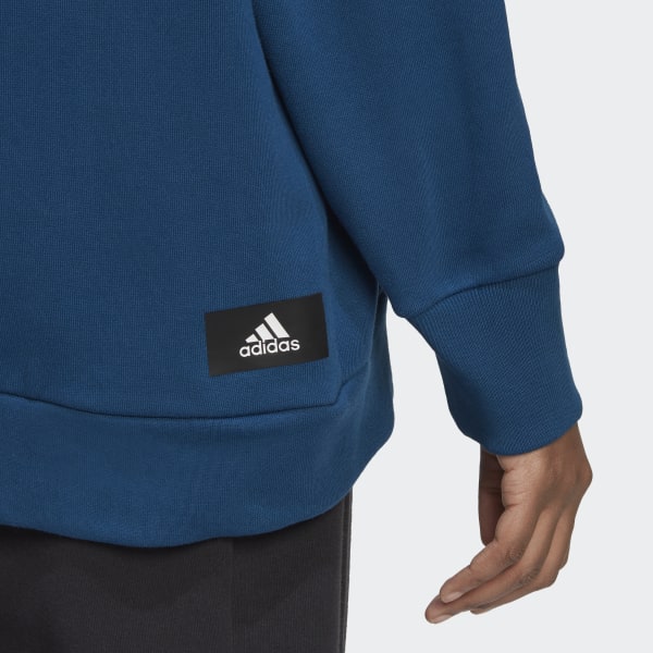 Niebieski Future Icons Badge of Sport Sweatshirt XR013