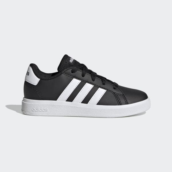 adidas Grand Court Lifestyle Tennis Lace-Up Shoes - Black | adidas UK