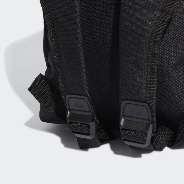 Black Essentials Linear Backpack