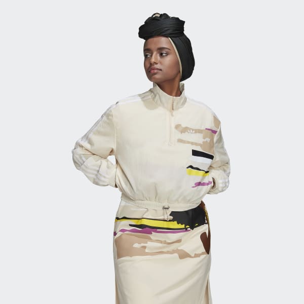 Beige Chamarra Deportiva Thebe Magugu
