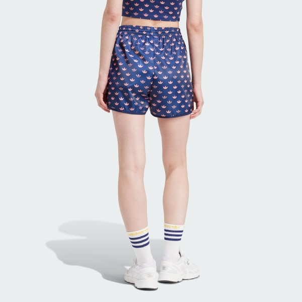 Mau-xanh-da-troi Quần Short 3 Sọc Monogram