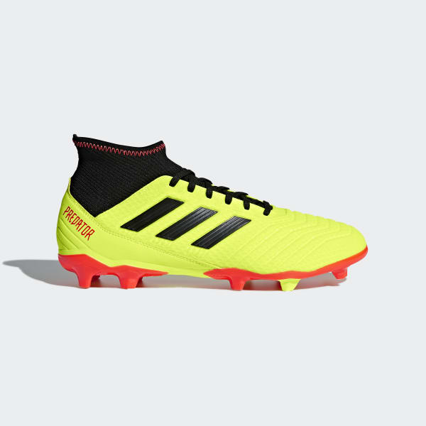 adidas Predator 18.3 Firm Ground Boots - Yellow | adidas Singapore