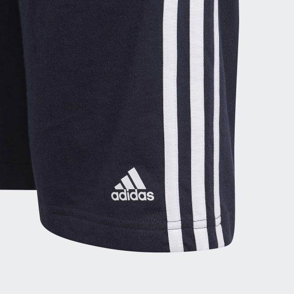 Niebieski adidas Essentials 3-Stripes Shorts