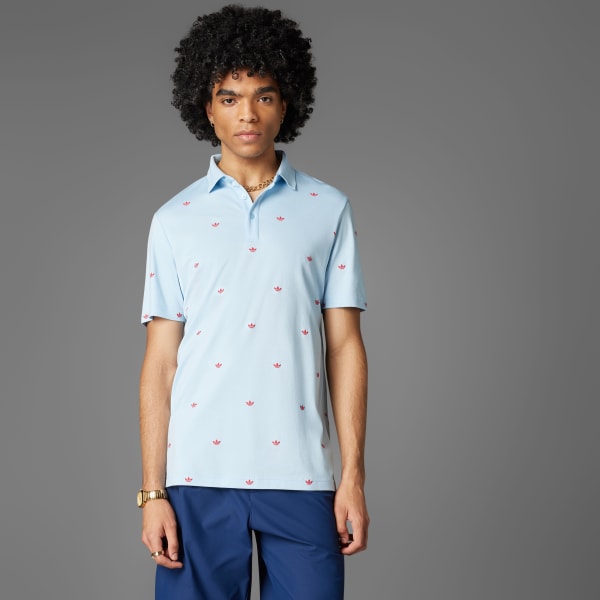 Mau-xanh-da-troi Áo Polo Họa Tiết Ba Lá Originals