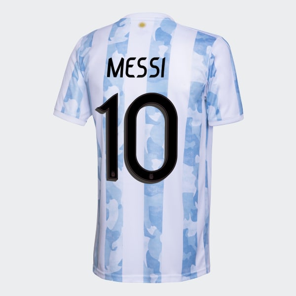 Blanco Camiseta Titular Selección Argentina Messi 10 HOX27
