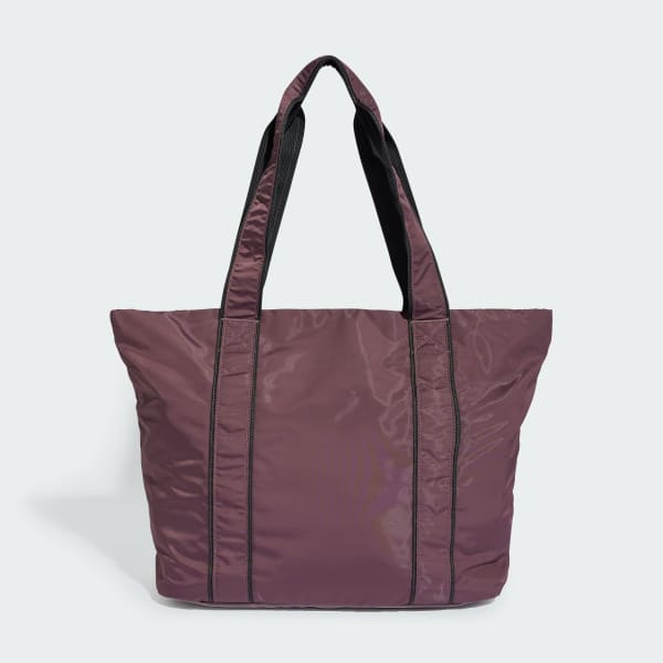 Purple Yoga Tote Bag