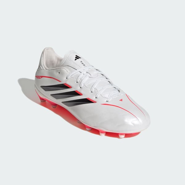 Blanco Botines COPA PURE IV LEAGUE para Terreno Firme para Niños