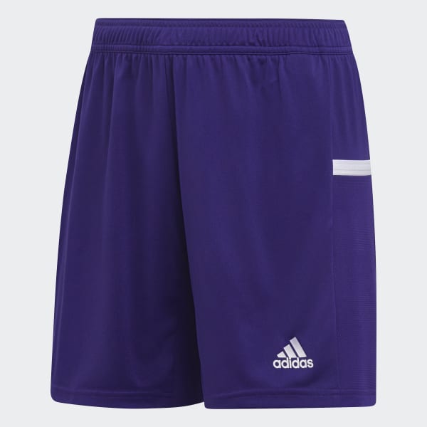 Purple adidas soccer shorts clearance