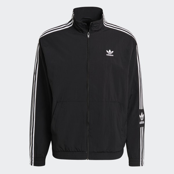 Adidas black noir track tops hotsell