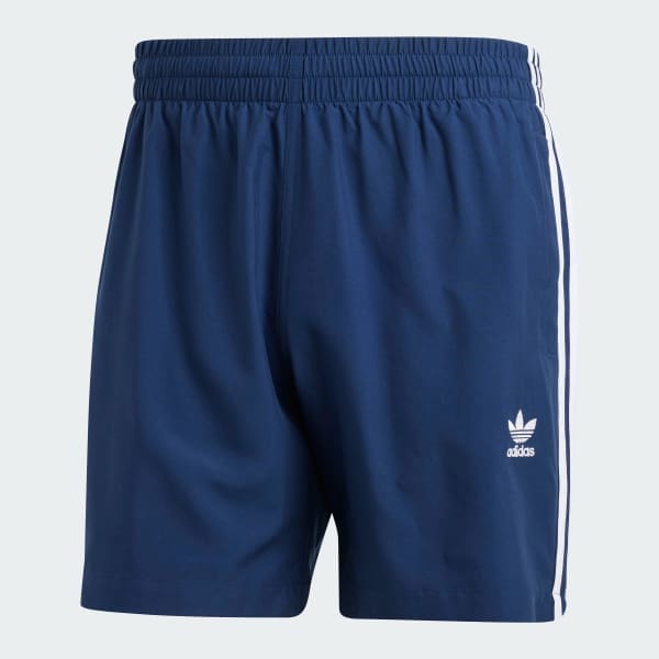 adidas Originals Adicolor 3-Stripes Swim Shorts - Blue | Free Delivery ...