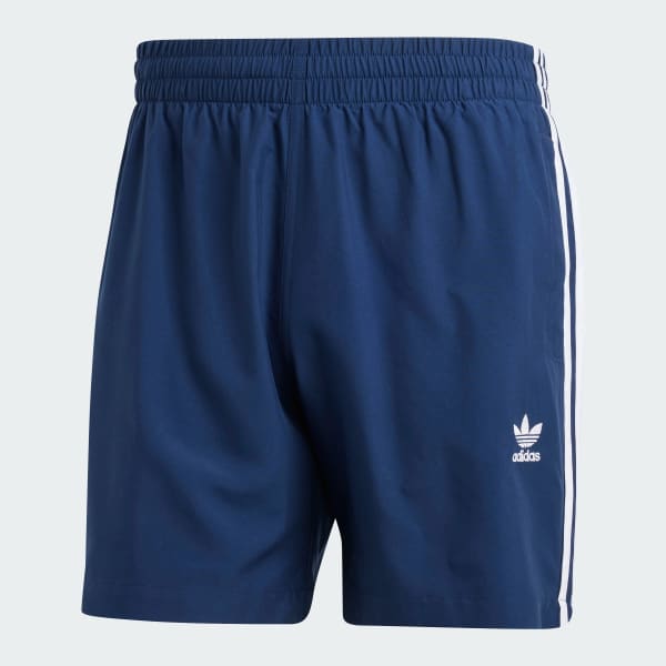 Azul Shorts de Natación Originals Adicolor 3 Franjas