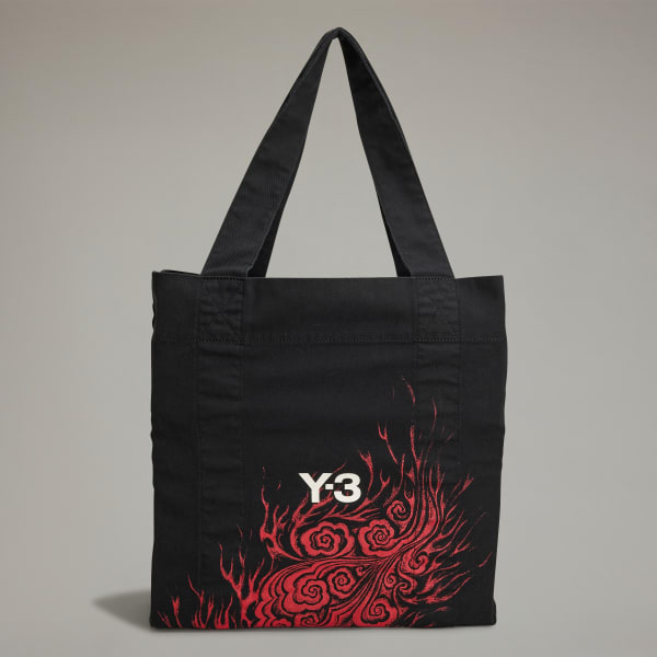 希少✨️ Y-3 adidas コラボ ショルダーバッグ トート レザー フリンジ adidas Y-3 JFA Tote Bag - Black | Free Shipping with adiClub