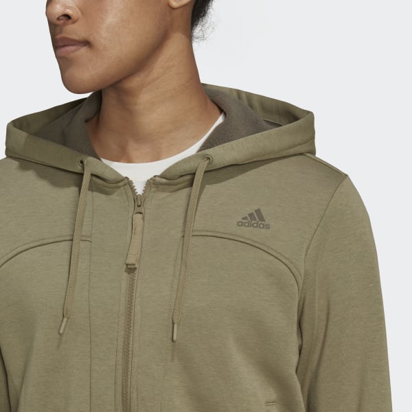 Gron Hyperglam Full-Zip hættetrøje DMQ39